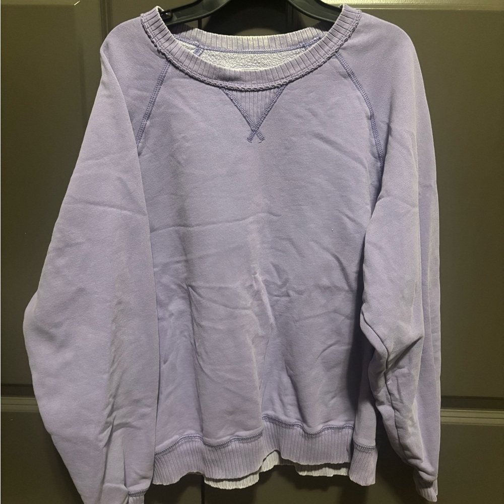 American Eagle Outfitters Lavender Crew Neck Sweater